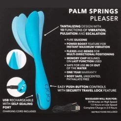 California Exotic Novelties Clitoral Stimulators California Dreaming Palm Springs Pleaser Vibe 36 California Exotic Novelties Clitoral Stimulators California Dreaming Palm Springs Pleaser Vibe