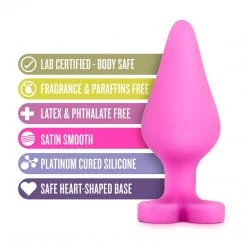 Blush Novelties Anal Sex Toys Candy Heart Cute Butt Plug