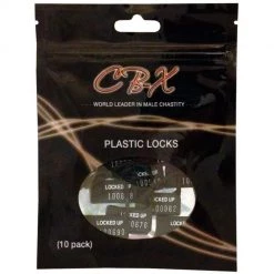 A.L. Enterprises INC Chastity Cage 10 Pack One Time Use Plastic Locks Bondage