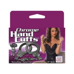 California Exotic Novelties Bondage Chrome Hand Cuffs