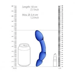 Shots America LLC Chrystalino Superior 6 Inch Glass Anal Dildo Dildos