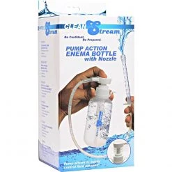 Xr LLC Anal Sex Toys CleanStream Pump Action Enema Bottle With Nozzle