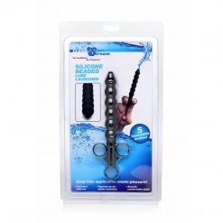 Xr LLC CleanStream Silicone Beaded Lubricant Launcher Anal Sex Toys