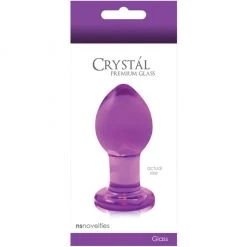 Ns Novelties INC Crystal Glass Butt Plug - Medium