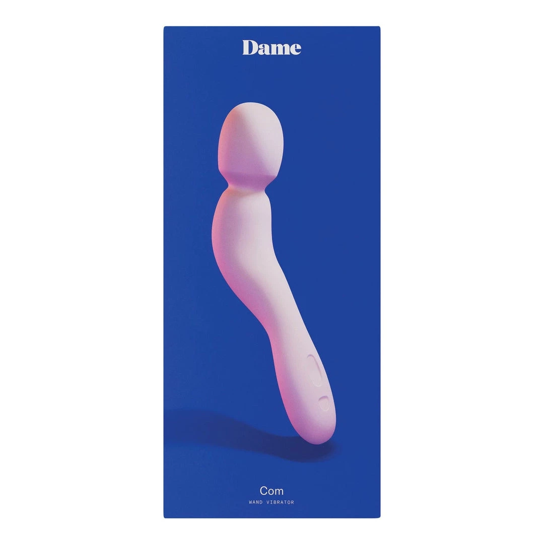 Mating Components LLCDba Dame P Wand Vibrators Dame Com Wand Vibrator - Quartz 6 Mating Components LLCDba Dame P Wand Vibrators Dame Com Wand Vibrator - Quartz