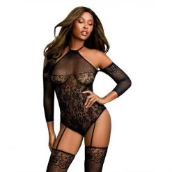 Dream Girl Lingerie Dreamgirl Fishnet Teddy Bodystocking