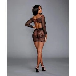 Dreamgirl International Lingerie Dreamgirl Seamless Fishnet & Lace Versatile Chemise 12 Dreamgirl International Lingerie Dreamgirl Seamless Fishnet & Lace Versatile Chemise