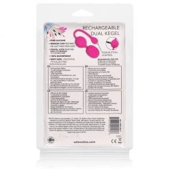 California Exotic Novelties Sex Toys Dual Rechargeable Silicone Kegel Balls