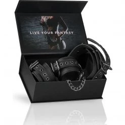 Edc Internet Bv Easy Toys Faux Leather Collar With Handcuffs Bondage