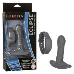 California Exotic Novelties Eclipse Wristband Remote Thrusting Rotator Probe Anal Sex Toys
