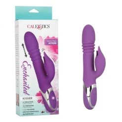 California Exotic Novelties Enchanted Kisser Thrusting Rabbit Vibe 13 California Exotic Novelties Enchanted Kisser Thrusting Rabbit Vibe