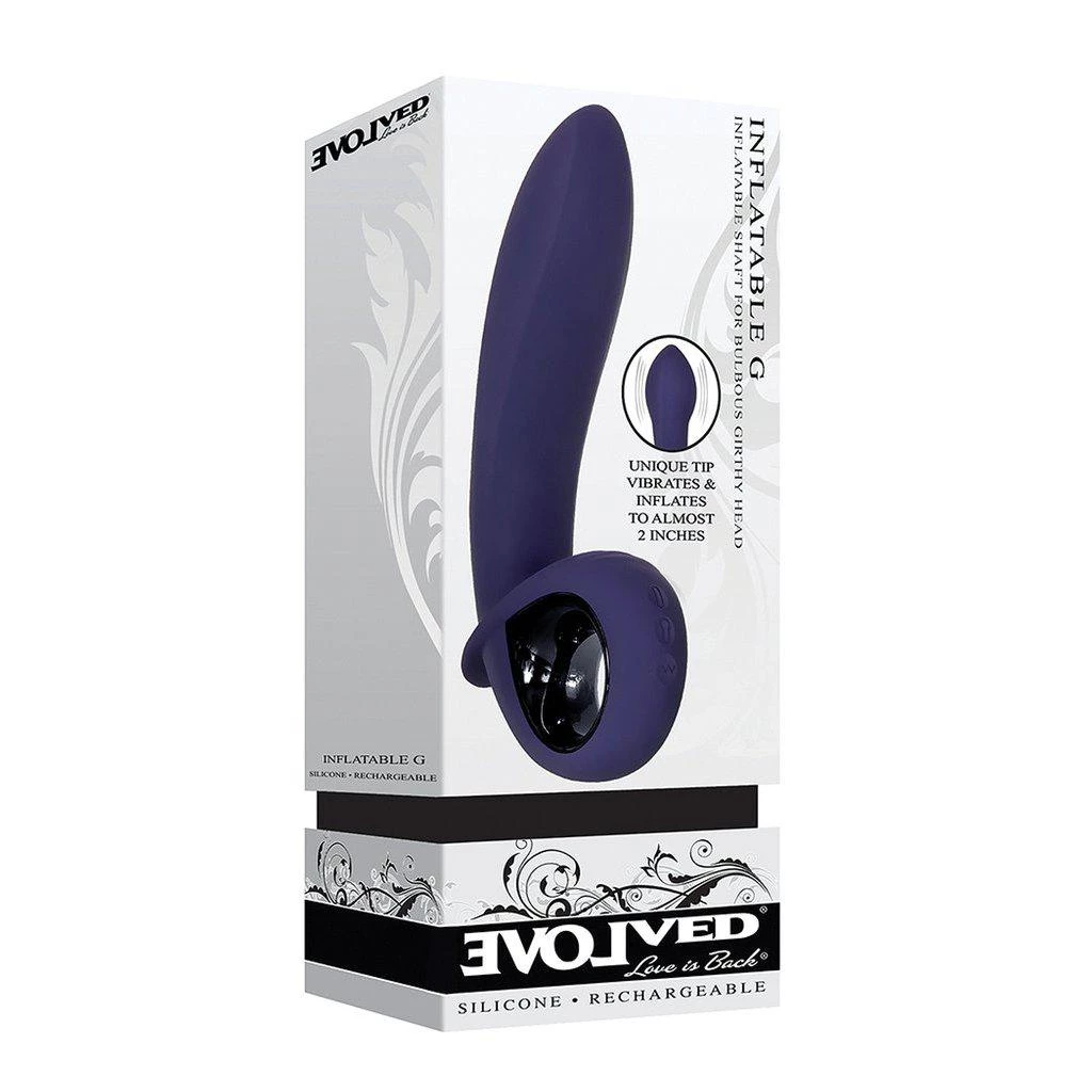 Evolved Novelties INC Anal Sex Toys Evolved Inflatable G Rechargeable Vibrator 12 Evolved Novelties INC Anal Sex Toys Evolved Inflatable G Rechargeable Vibrator