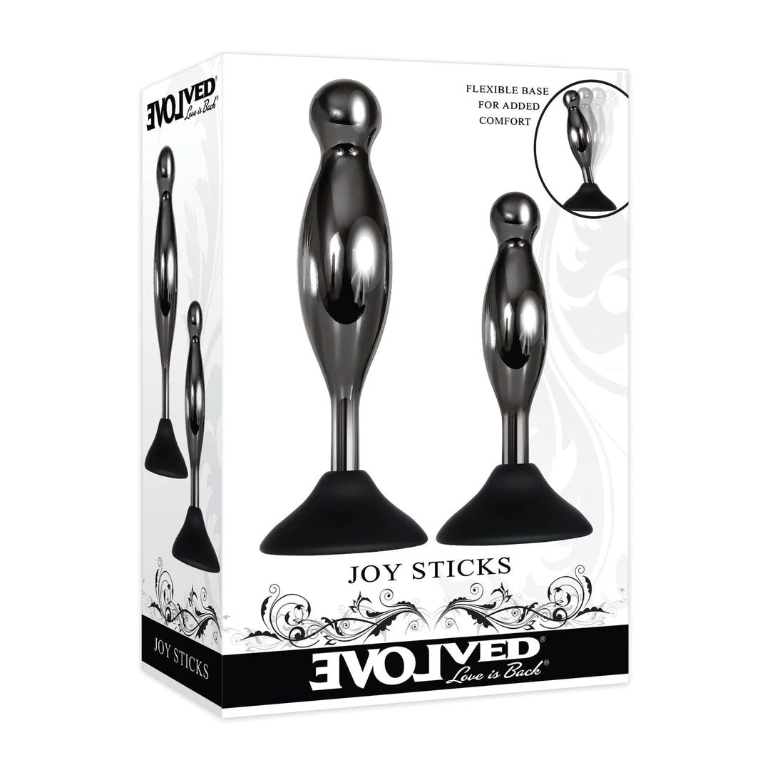 Evolved Novelties INC Evolved Joy Sticks 2 Pc Plug Set Anal Sex Toys 6 Evolved Novelties INC Evolved Joy Sticks 2 Pc Plug Set Anal Sex Toys