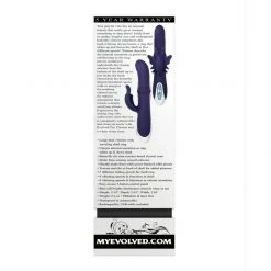Evolved Novelties INC Rabbit Vibrators Evolved Put A Ring On It Sliding Shaft Butterfly Vibe