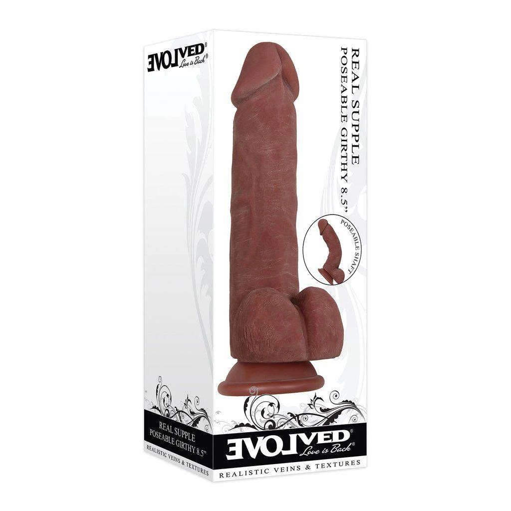 Evolved Novelties INC Evolved Real Supple 8.5 Inch Girthy Dildo Dildos 11 Evolved Novelties INC Evolved Real Supple 8.5 Inch Girthy Dildo Dildos