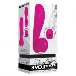 Evolved Novelties INC Rechargeable Vibrators Evolved The Note Silicone Rechargeable Vibrator