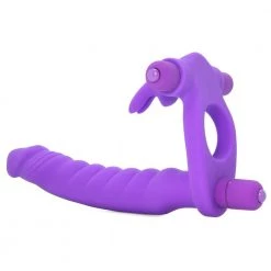 Pipedream Products Fantasy C-ringz Silicone DP Cock Ring Dildos