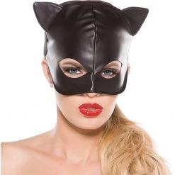 Allure Lingerie Lp Costumes Faux Leather Cat Mask
