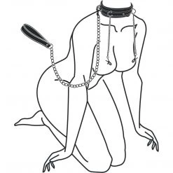 Edc Internet Bv Faux Leather Lead & Nipple Clamps Collar Restraint Set Bondage