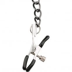 Edc Internet Bv Faux Leather Lead & Nipple Clamps Collar Restraint Set Bondage