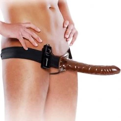 Pipedream Products Fetish Fantasy 10 Inch Vibrating Hollow Strap On Dildos