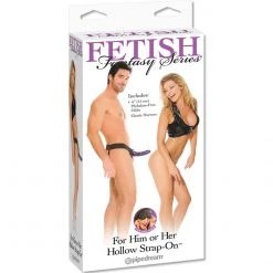 Pipedream Products Fetish Fantasy 6 Inch Hollow Silicone Strap On Dildos