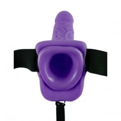 Pipedream Products Fetish Fantasy 7 Inch Vibrating Hollow Strap-On