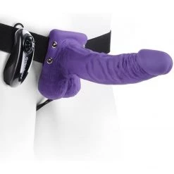Pipedream Products Fetish Fantasy 7 Inch Vibrating Hollow Strap-On