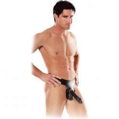 Pipedream Products Dildos Fetish Fantasy Hollow 8 Inch Real Feel Strap On