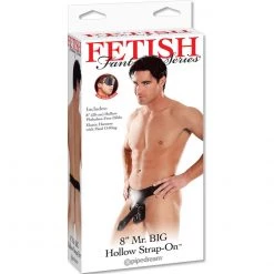 Pipedream Products Dildos Fetish Fantasy Hollow 8 Inch Real Feel Strap On