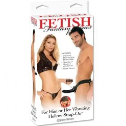 Pipedream Products Fetish Fantasy Hollow Vibrating Strap On