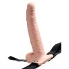 Pipedream Products Fetish Fantasy Series 9" Hollow Vibrating Strap-On With Balls Dildos