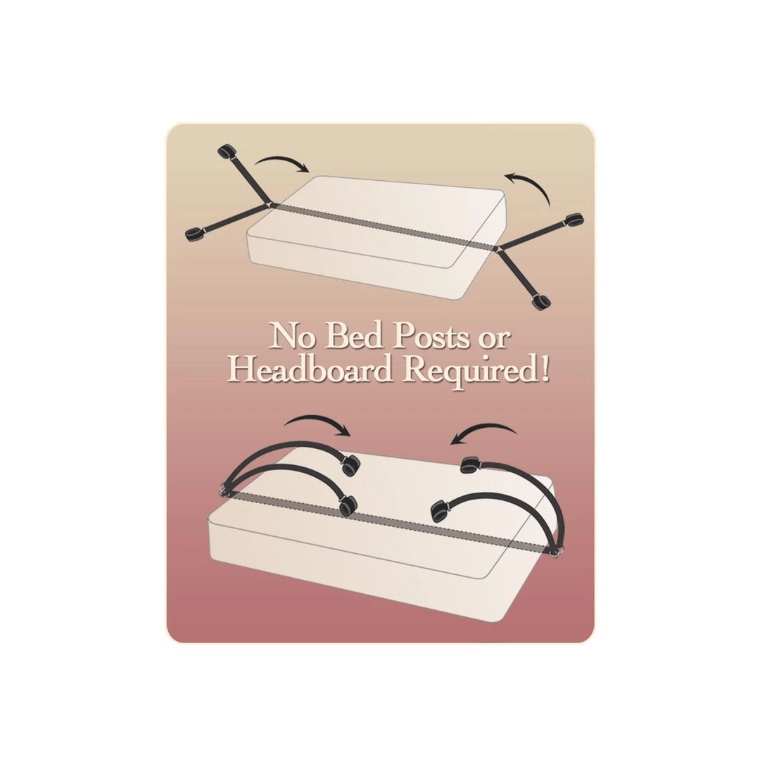 Pipedream Products Bondage Fetish Fantasy Series Bed Bindings Restraint Kit 5 Pipedream Products Bondage Fetish Fantasy Series Bed Bindings Restraint Kit