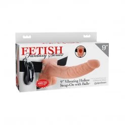 Pipedream Products Dildos Fetish Fantasy Series Vibrating Hollow Strap-On With Balls