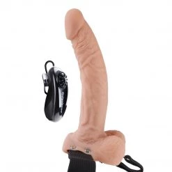Pipedream Products Dildos Fetish Fantasy Series Vibrating Hollow Strap-On With Balls