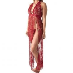 Dreamgirl International Fine Wine Lingerie Gown