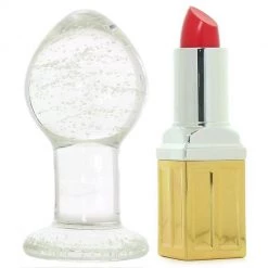 Ns Novelties INC Firefly Clear Glass Plug - Glow Anal Sex Toys