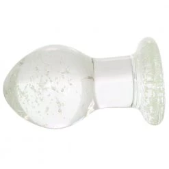 Ns Novelties INC Firefly Clear Glass Plug - Glow Anal Sex Toys
