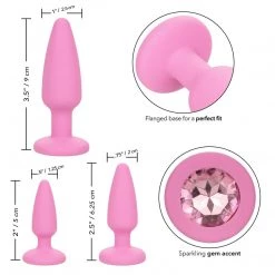 California Exotic Novelties First Time Crystal Booty Kit Anal Sex Toys