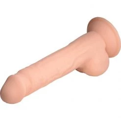 Curve Novelties Dildos FleshStixxx Bendable Flexible Silicone Dildo With Balls