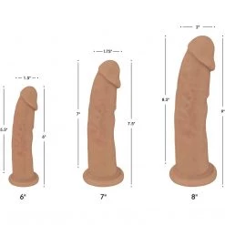 Curve Novelties Fleshstixxx Dual Density Silicone Dildo Dildos