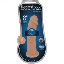 Curve Novelties Fleshstixxx Dual Density Silicone Dildo Dildos