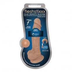Curve Novelties Fleshstixxx Dual Density Silicone Dildo Dildos