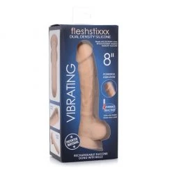 Curve Novelties Dildos Fleshstixxx Vibrating Dual Density Silicone Dildo