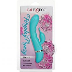 California Exotic Novelties Rabbit Vibrators Foreplay Frenzy Blue Rabbit Vibrator