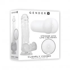 Evolved Novelties INC Gender X Clearly Combo Dildos