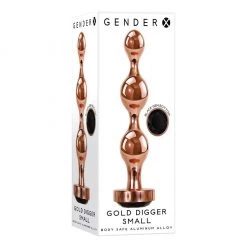 Evolved Novelties INC Anal Sex Toys Gender X Gold Digger Beaded Plug 21 Evolved Novelties INC Anal Sex Toys Gender X Gold Digger Beaded Plug