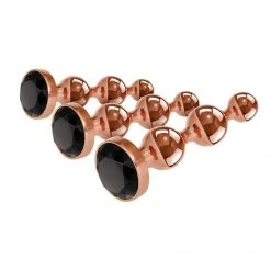 Evolved Novelties INC Anal Sex Toys Gender X Gold Digger Metal Plug Set