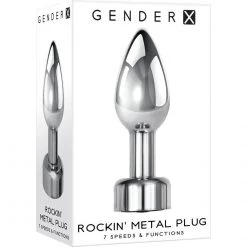 Evolved Novelties INC Anal Sex Toys Gender X Rockin Metal Plug
