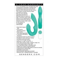 Evolved Novelties INC Dildos Gender X Seashell Rechargeable Strapless Dildo